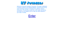 Tablet Screenshot of kyswingers.com